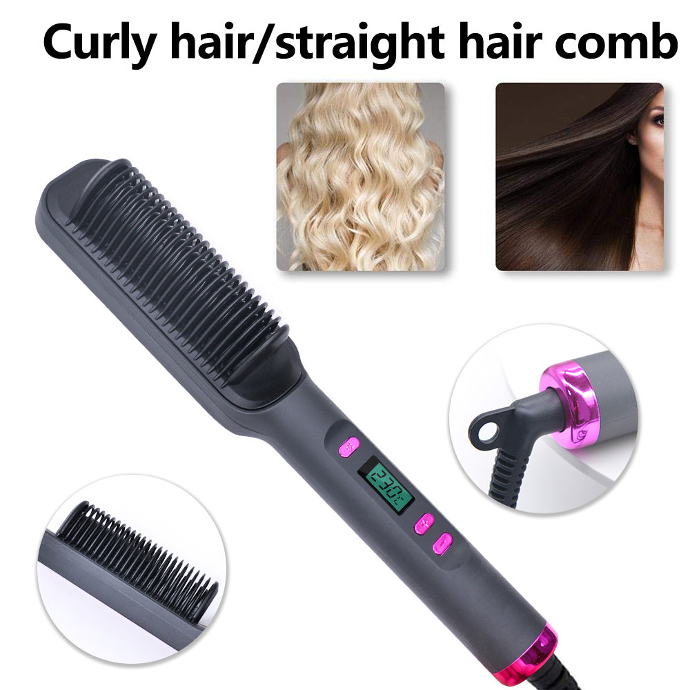 Multifunctional Anti-scald Negative Ion Straight Curling Comb