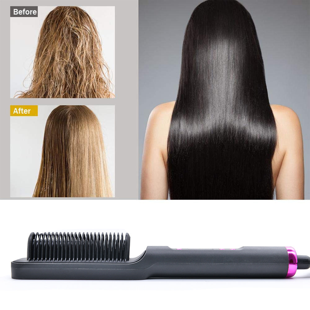 Multifunctional Anti-scald Negative Ion Straight Curling Comb