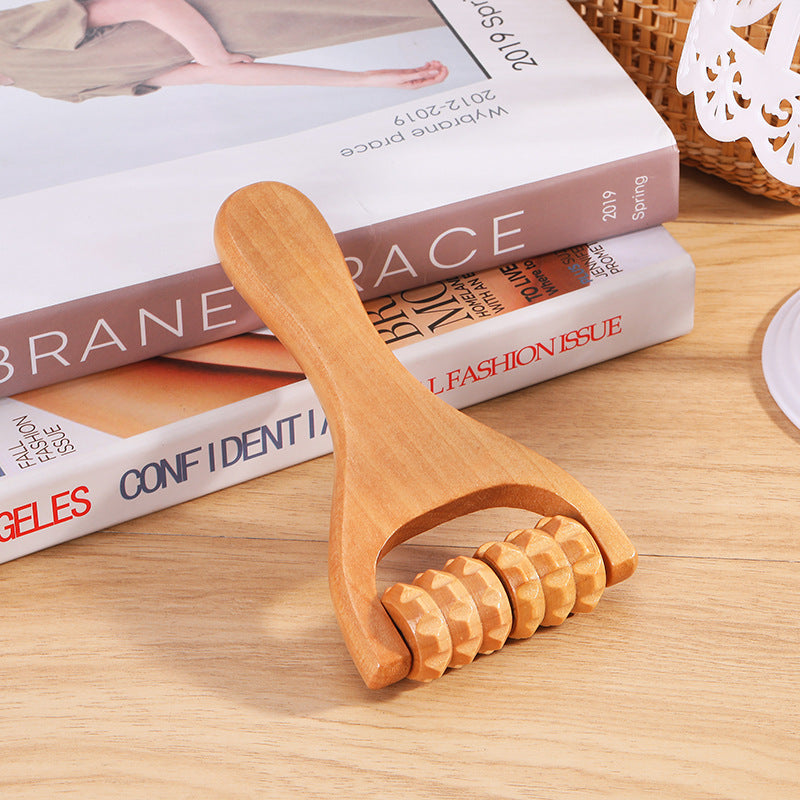 Versatile Wooden Roller Massager