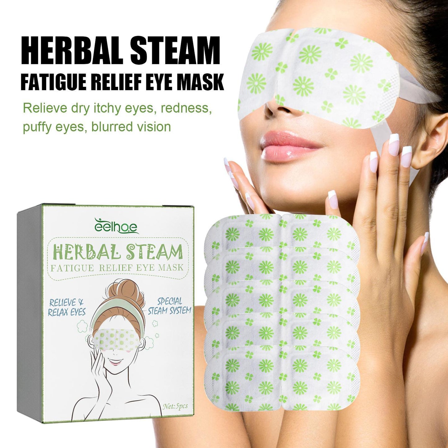 Self-Heating Eye Masks - 5 Pack